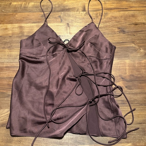 Mariah Cami Top in Brown - Picture 5 of 6